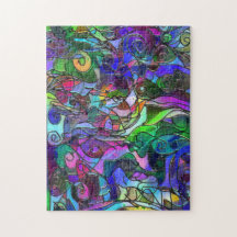 鮮やかな豊かな色：ステンドグラスのような