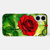 鮮やかな赤いバラ Case-Mate iPhoneケース (裏面 (横))