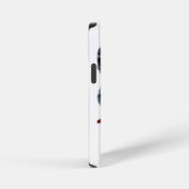 鮮やかな赤いベタが泳いでいる。 iPhoneケース (右側面)