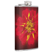 鮮やかな赤いマリーゴールド フラスク (右)