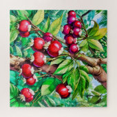 鮮やかな赤い果実 ジグソーパズル (横)