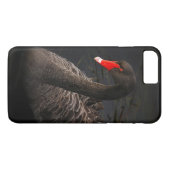 鮮やかな赤くのくちばしを持つ美しい黒い白鳥 Case-Mate iPhoneケース (裏面(横))