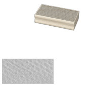 鮮やかな赤とピンを持つ装飾的なペイズリーデザイン ラバースタンプ (押印)