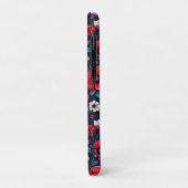 鮮やかな赤と白のポピー花 Case-Mate iPhoneケース (裏面/左)