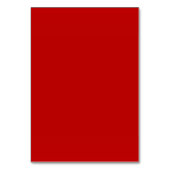 鮮やかな赤と金のコンフェッティドット - 結婚式 テーブルナンバー (裏面)