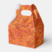 鮮やかな赤みを帯びたテクスチャで、黄色の色合いを持つ フェイバーボックス (裏面サイド)