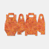 鮮やかな赤みを帯びたテクスチャで、黄色の色合いを持つ フェイバーボックス (折り畳みなし)