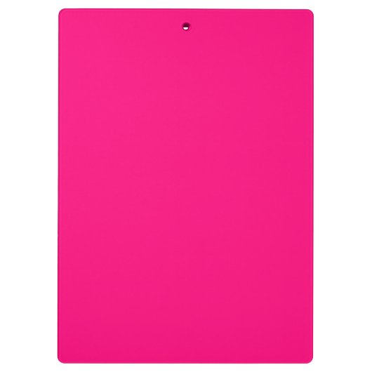 鮮やかな赤紫のショッキングピンクのカスタムでフレンドリーな装飾 クリップボード (裏面)
