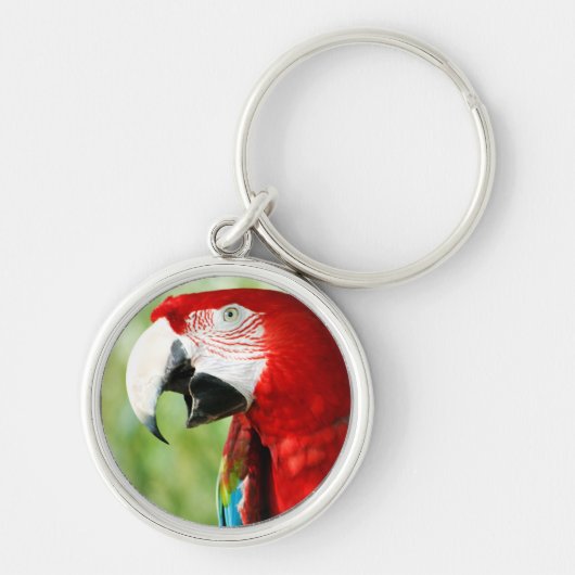 鮮やかな赤 キーホルダー (正面)