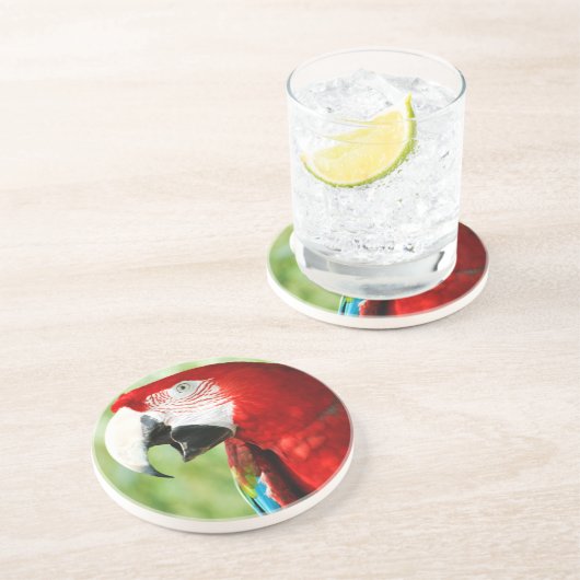 鮮やかな赤 コースター (側面)