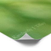 鮮やかな赤 ポスター (角)