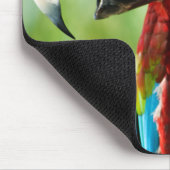 鮮やかな赤 マウスパッド (コーナー)