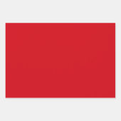 鮮やかな赤、緑、白のパターン ラッピングペーパーシート (正面2)