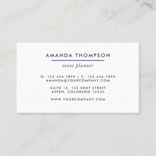 鮮やかな輝くインクのスプラッシュ名刺 名刺 (裏面)