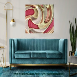 鮮やかな速度 キャンバスプリント