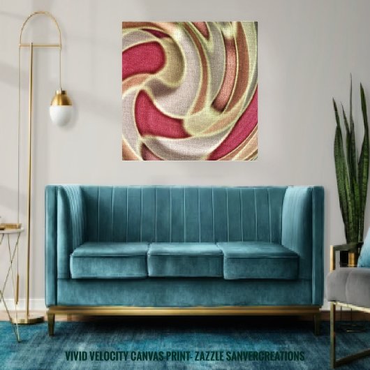 鮮やかな速度 キャンバスプリント