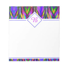 鮮やかな部族のシェブロン ノートパッド