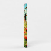 鮮やかな野の花と蝶の喜びのデザイン Case-Mate iPhoneケース (裏面/右)
