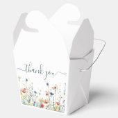 鮮やかな野の花のウェディング　サンキュー フェイバーボックス (オープン)