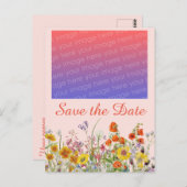 鮮やかな野の花 ポストカード (正面/裏面)