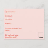 鮮やかな野の花 ポストカード (裏面)