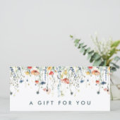 鮮やかな野生の花 ギフト券 (スタンド正面)