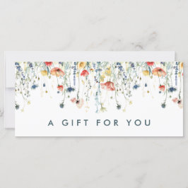 鮮やかな野生の花 ギフト券