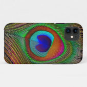 鮮やかな銅の孔雀の羽 Case-Mate iPhoneケース (裏面(横))