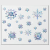 鮮やかな雪片 ラッピングペーパー (フラット)