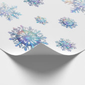 鮮やかな雪片 ラッピングペーパー (角)