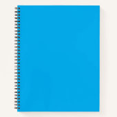 鮮やかな青い空に点在する白い雲 ノートブック (正面)