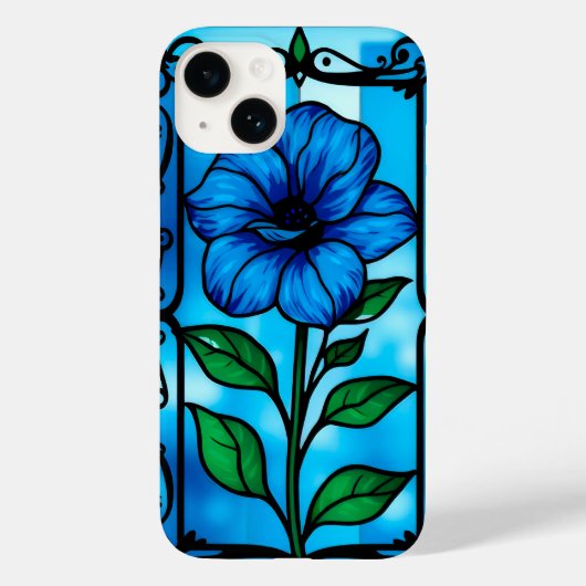 鮮やかな青い花 Case-Mate iPhoneケース (裏面)