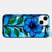 鮮やかな青い花 Case-Mate iPhoneケース (裏面 (横))