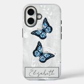 鮮やかな青い蝶 Case-Mate iPhoneケース (裏面)