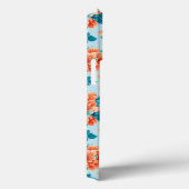 鮮やかな青とオレンジ色の花：自然の目まいがする Case-Mate iPhoneケース (裏面 / 右)