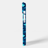 鮮やかな青のハート Case-Mate iPhoneケース (裏面 / 左)