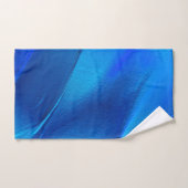 鮮やかな青色のメタリックな砂丘 バスタオルセット (ハンドタオル)