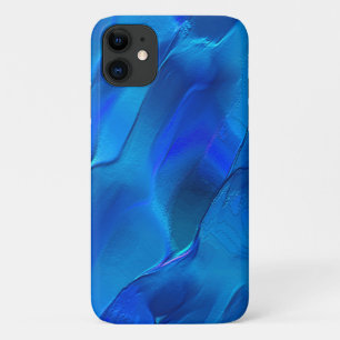 鮮やかな青色のメタリックダン iPhone 11 ケース