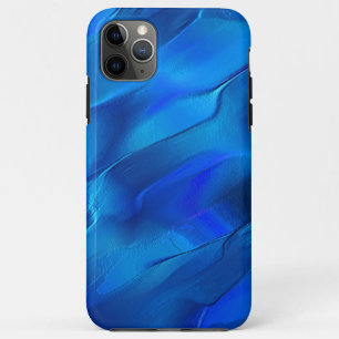 鮮やかな青色の色調のメタリックダン iPhone 11 PRO MAXケース