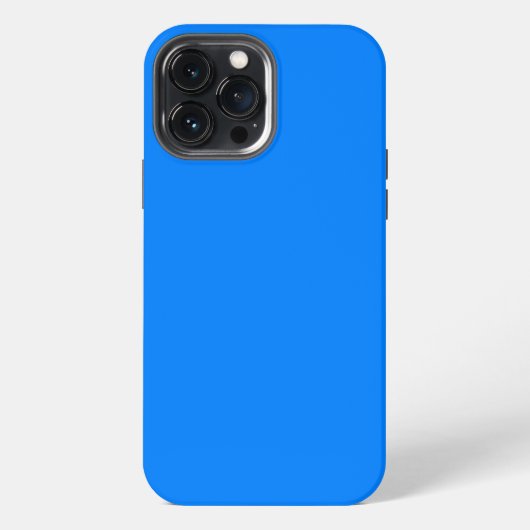 鮮やかな青色 iPhoneケース (裏面)