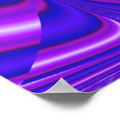 鮮やかな青 ポスター (角)