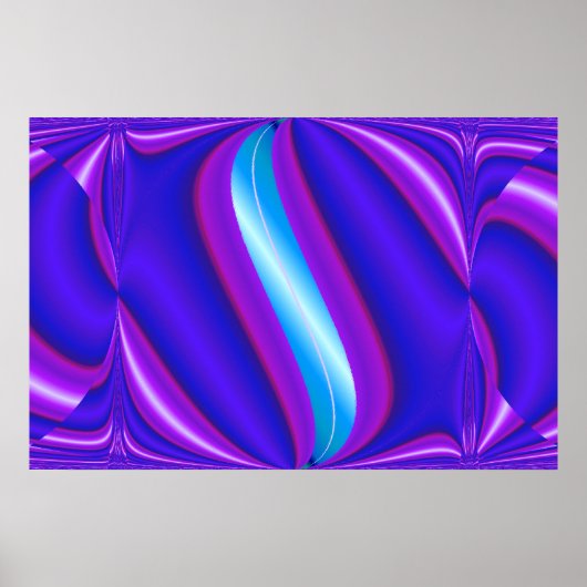 鮮やかな青 ポスター (正面)