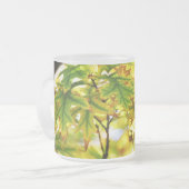 鮮やかな静脈 フロストグラスマグカップ (正面左)