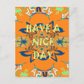 鮮やかな願い : 素敵な一日を! アートプリントデザイン ポストカード (正面)