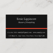 鮮やかな風景抽象芸術 名刺 (裏面)