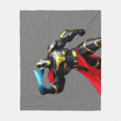 鮮やかな騎士のスローケット フリースブランケット (正面)