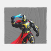 鮮やかな騎士のスローケット フリースブランケット (正面(横))