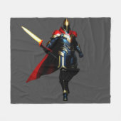 鮮やかな騎士のTシャツ ベビー ブランケット (正面(横))