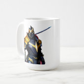 鮮やかな騎士コーヒーマグ ティーポット コーヒーマグカップ (正面左)
