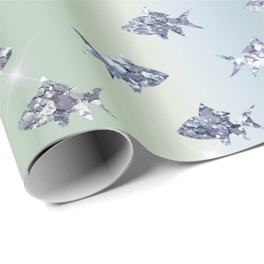 鮮やかな魚 ラッピングペーパー (ロールコーナー)